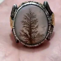انگشتر شجر طلا و نقره حداد اردبیلی