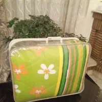 حراج لحاف پشم شیشه وروبالشتی یکنفره کیفیت بی نظیر