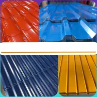 انواع طرح و رنگ ورق شیروانی  حلب سقف فروش چوب نراد