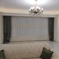 پرده پذیرایی حریر ترک وپنل مخمل ترک