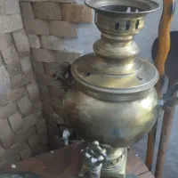سماور زغالی رنگ ثابت