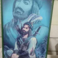 قالیچه تمثال اقا امام رضا و اقا ابلفظل العباس