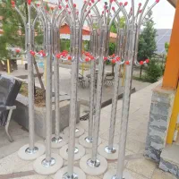 چوب لباسی ایستاده چوب لباسی رخت آویز چرخشی استیل