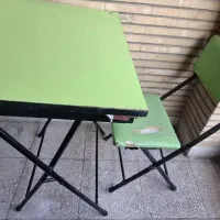 میز وصندلی مدل باکس دار