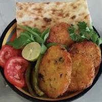 غذای خونگی کوکو سبزی وکتلت گوشت وکتلت مرغ