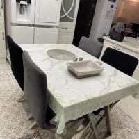 نهار خوری ۴ نفره استیل