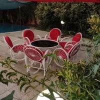 میزوصندلی فلزی باغ ویلا رستوران چتر چمن مصنوعی|صندلی و نیمکت|دزفول, |دیوار