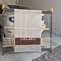 قالی پشتی دست باف