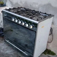 اجاق گاز پنج شعله فردار تمام استیل