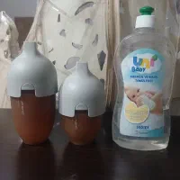 ۲عددشیشه شیرهی اورشی اصل همراه اشانتیون مایع یونی