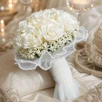 دسته گل عروس