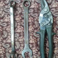 قیچی ورق بری. واچار قدیمی.