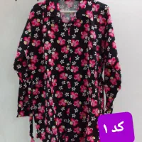 تونیک مانتویی زنانه جنس تمام نخی تایلندی سایزبزرگ