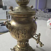 سماور ذغالی قدیمی مهردار