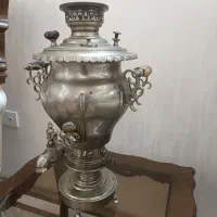 سماور نیکل اتیقه نفتی|کلکسیون اشیاء عتیقه|مشهد, چهارچشمه|دیوار