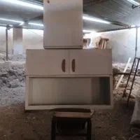 کابینت دیواری دوتیکه دارای آبچکان