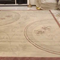 دو عدد فرش ترک و لوستر