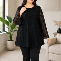 شومیزسایزبزرگ تاسایز۶۴گیپور مجلسی فروشگاه توتن قم