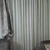 دوعدد پرده و کنارپرده شال