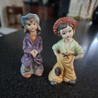 مجسمه های بیسکوئیتی و چینی قدیمی