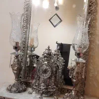 آیینه  و کنسول و شمعدان  در حد  نو
