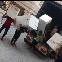 کارگرتنها یخچال ساید اثاث کشی اسباب منزل کارگرخالی