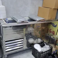 ۲ عددفریزر ۶ درب الکترواستیل در حد نو