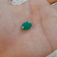 نگین عقیق سبز آفریقایی