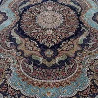 دو تخته فرش 12 متری 700 شانه تراکم 2550 زمرد مشهد