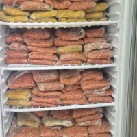 خمیر کوبیده مرغ و گوشت