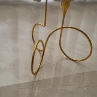 جاشمعی دوقلو طلایی رنگ ثابت