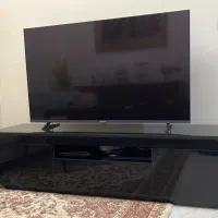 میز تلویزیون زمینی، مشکی، مدرن و شیک