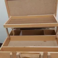 جعبه چوبی رنگ