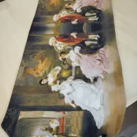 رومیزی کلاسیک مخمل