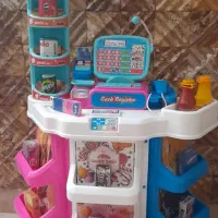 اسباب بازی ست فروشگاهی سوپر مارکت با سبد خرید