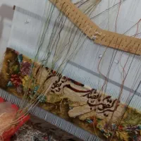 فروش تابلو فرش نیمه کاره با دار و نخ و نقشه