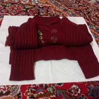بافت دست بافت زرشکی مردانه