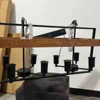 لوستر چوب فلز مخصوص کافه