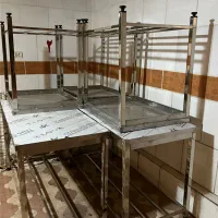 میز کار تمام استیل نو