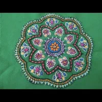 پته رنگی زیبا