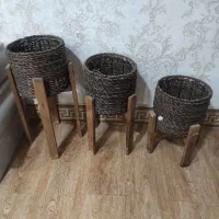 پایه گلدان همراه با کاور