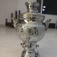 سماور ۵ لیتری برنجی ساخت اصفهان