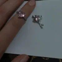 ست پلاک و انگشتر قلبی رنگ ثابت