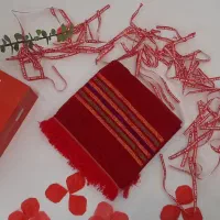 حراح رومیزی و سفره پارچه ای دستبافت قیطان دوزی شده