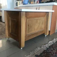 جزیره کابینت چوبی آشپزخانه