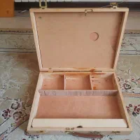 کیف چوبی رنگ و روغن (بهمراه وسایل)