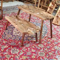 میز مزه چوبی /روستیک/اردوخوری چوبی