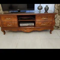 میز زیر تلویزیون معرق کاری شده