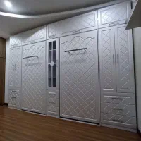 تخت کمجا کمددیواری تختخواب کم‌جا مدل Dارامش