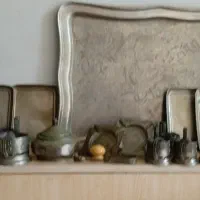 ظروف دکوری/آینه و شمعدان